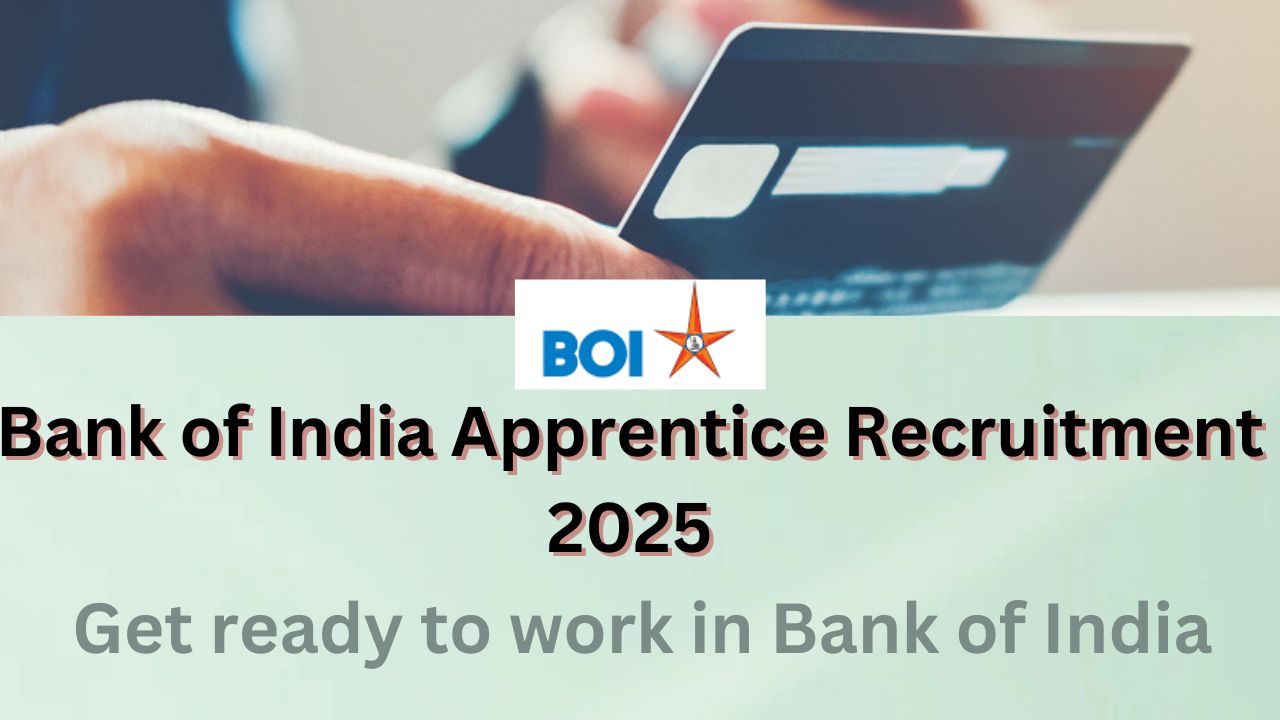 Bank of India Apprentice Recruitment 2025