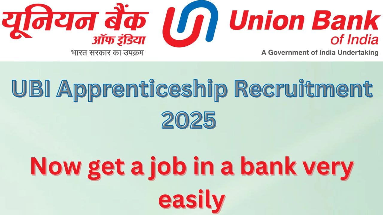UBI Apprenticeship Recruitment 2025